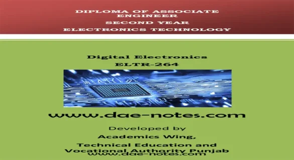 DAE ELTR 264 Digital Electronics Book