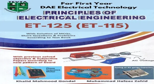 DAE ET 125 (ET 115) Principles of Electrical Engineering Book