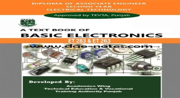 DAE ET 283 & ET 263 Basic Electronics Book